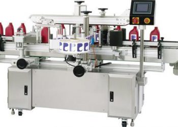  Automatic Self Adhesive Two Side Flat Bottle Labeling Machine