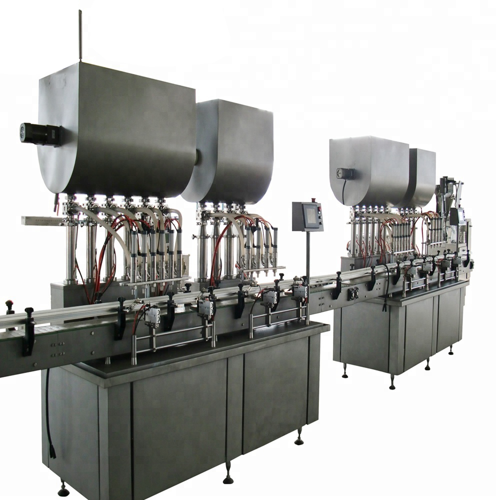 Automatic Servo & Syringe Pump Base Liquid Filling Machine for High and semi Viscous Liquid