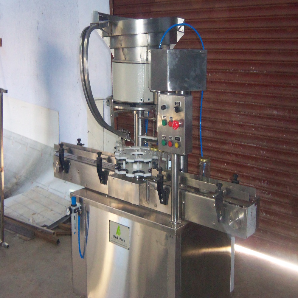 Automatic Single Head Lug Cap Sealing Machine