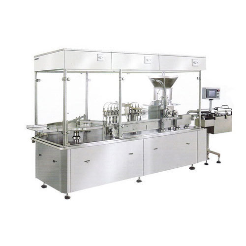 Automatic Vial Filling & Rubber Stopping Machine