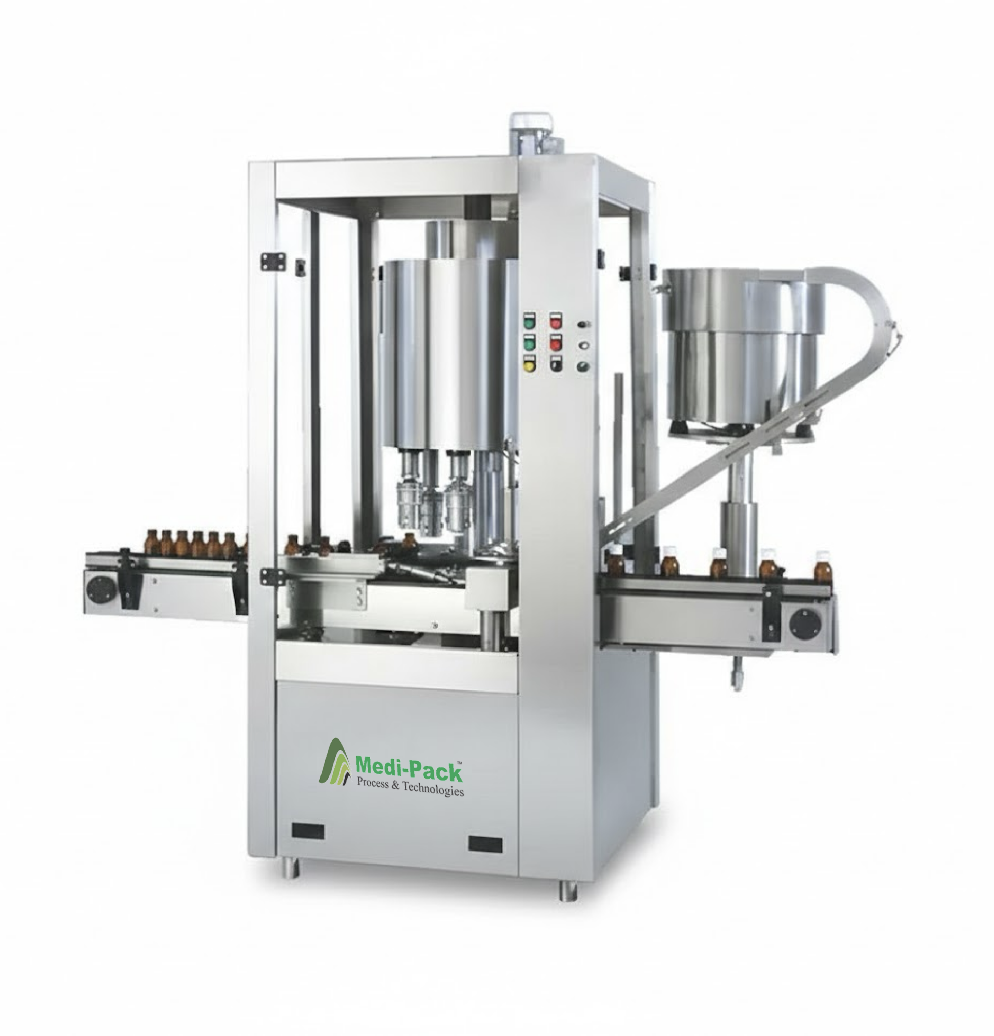 Automatic Four Head Screw Capping Machine - Medi-Pack Process ...